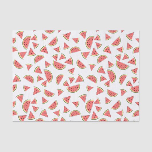 Mousseline Papier de tissu Watermelon Multi (Recto)