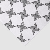 Mousseline Papier de tissus à feuilles (Détail)