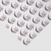 Mousseline Papier de tissus à fleurs et à lune (Détail)