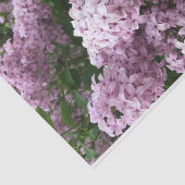 Mousseline Papier de tissus à fleurs Lilac (Détail)