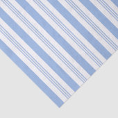 Mousseline Papier de tissus à rayures bleu bébé (Détail)