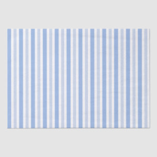 Mousseline Papier de tissus à rayures bleu bébé