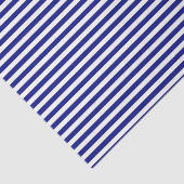 Mousseline Papier de tissus à rayures bleu et blanc (Détail)