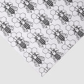 Mousseline Papier de tissus - Abeilles (Détail)