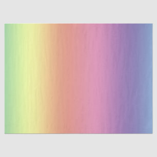 Mousseline Papier de tissus - Arc-en-ciel (vert.)