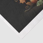 Mousseline Papier de tissus - automne "N" citrouille (Détail)