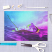 Mousseline Papier de tissus avec sirène de bébé (Artisanat)