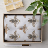 Mousseline Papier de tissus blanc Queen Bee (Cadeau)