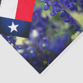 Mousseline Papier de tissus Bluebonnet du Texas (Détail)