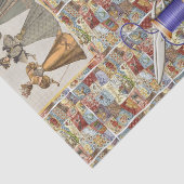 Mousseline Papier de tissus Couture victorienne (Détail)