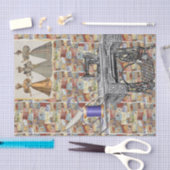 Mousseline Papier de tissus Couture victorienne (Artisanat)