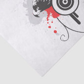 Mousseline Papier de tissus d'aigle Abstrait (Détail)