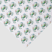 Mousseline Papier de tissus d'aquarelle Crâne (Détail)