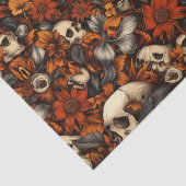 Mousseline Papier de tissus d'automne Gothique Ravens (Détail)