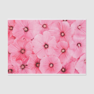Mousseline Papier de tissus de 10 livres, FLEURS ROSES HEUREU
