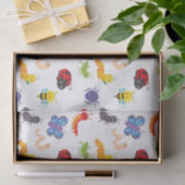 Mousseline Papier de tissus de bugs colorés (Cadeau)