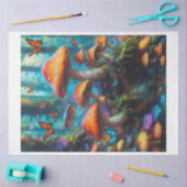 Mousseline Papier de tissus de champignons (Artisanat)