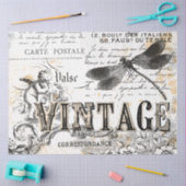 Mousseline Papier de tissus de découpage - libellule (Artisanat)