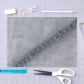 Mousseline Papier de tissus de farine et de diamants blancs (Artisanat)