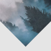 Mousseline Papier de tissus de la forêt de Foggy (Détail)