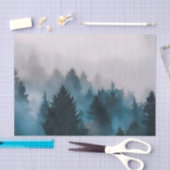 Mousseline Papier de tissus de la forêt de Foggy (Artisanat)