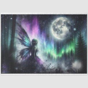 Mousseline Papier de tissus de la Lune velue Aurora