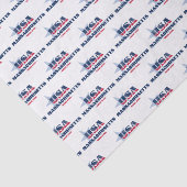 Mousseline Papier de tissus de la State Pride du Massachusett (Détail)