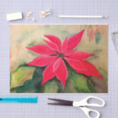 Mousseline Papier de tissus de Poinsettia (Artisanat)