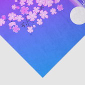 Mousseline Papier de tissus de sirène et de lune (Détail)