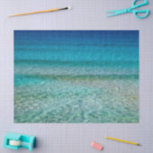 Mousseline papier de tissus d'eau océanique (Artisanat)