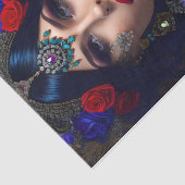 Mousseline Papier de tissus décoratif pour femme (Détail)