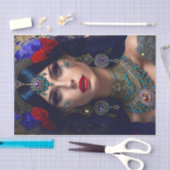 Mousseline Papier de tissus décoratif pour femme (Artisanat)