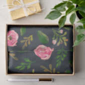 Mousseline Papier de tissus Denim Fleur (Cadeau)