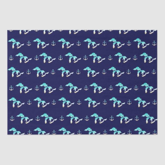 Mousseline Papier de tissus des Grands Lacs (Recto)