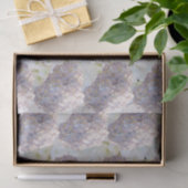 Mousseline Papier de tissus d'hydrangée rose et blanc (Cadeau)