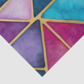 Mousseline Papier de tissus en verre coloré (Détail)