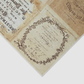 Mousseline Papier de tissus Ephemera de Noël (Détail)