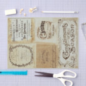 Mousseline Papier de tissus Ephemera de Noël (Artisanat)