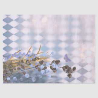 Mousseline Papier de tissus Ethereal Bloomscape Decoupage