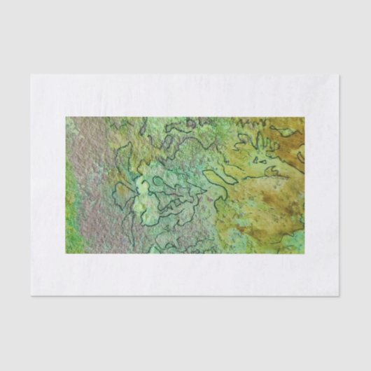 Mousseline Papier de tissus Faery Realms par Samira Sperry (Recto)