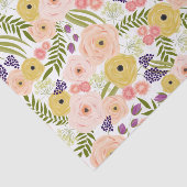 Mousseline Papier de tissus fleur sauvage (Détail)