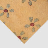 Mousseline Papier de tissus fleuri primitif (Détail)