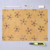 Mousseline Papier de tissus fleuri primitif (Artisanat)