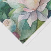 Mousseline Papier de tissus Floral et Château Découpage (Détail)