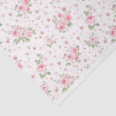 Mousseline Papier de tissus floraux (Détail)