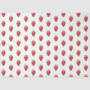 Mousseline Papier de tissus fraise