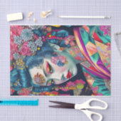 Mousseline Papier de tissus Geisha classique (Artisanat)