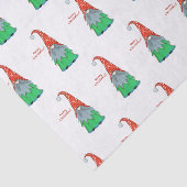 Mousseline Papier de tissus Gnome de Noël (Détail)