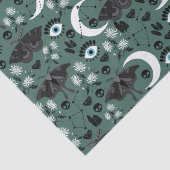 Mousseline Papier de tissus Goth Moths (Détail)