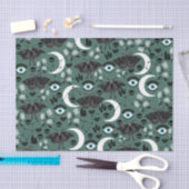 Mousseline Papier de tissus Goth Moths (Artisanat)